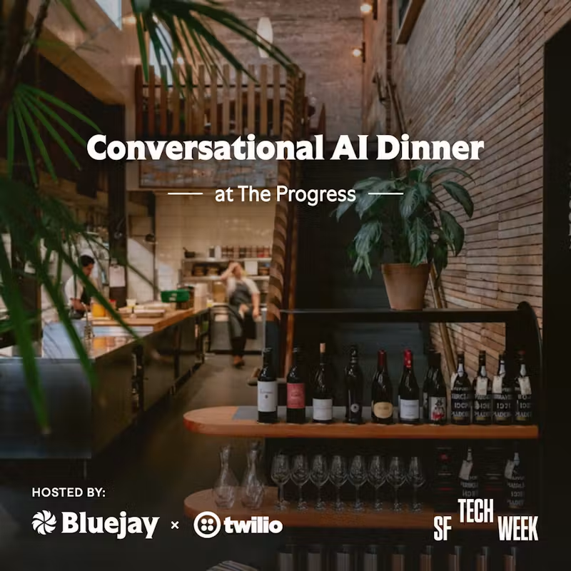 Conversational AI Dinner - #SFTechWeek