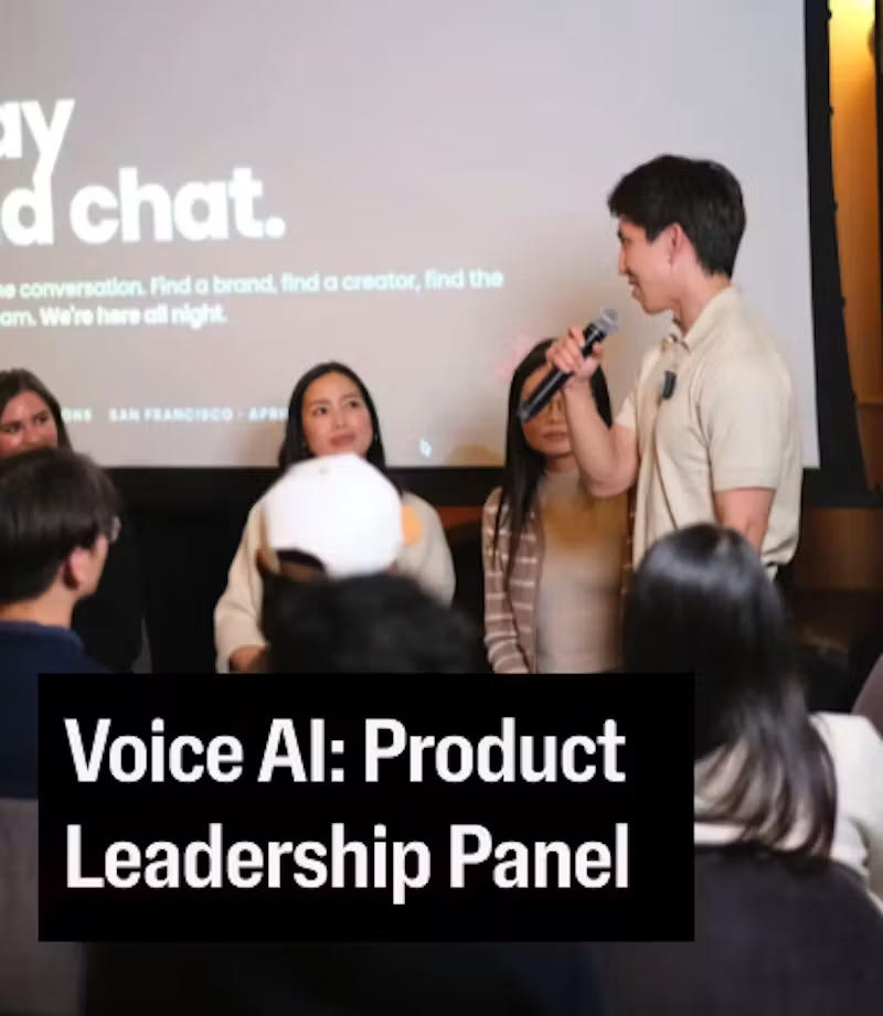 Voice AI Product Leadership Panel - #SFTechWeek