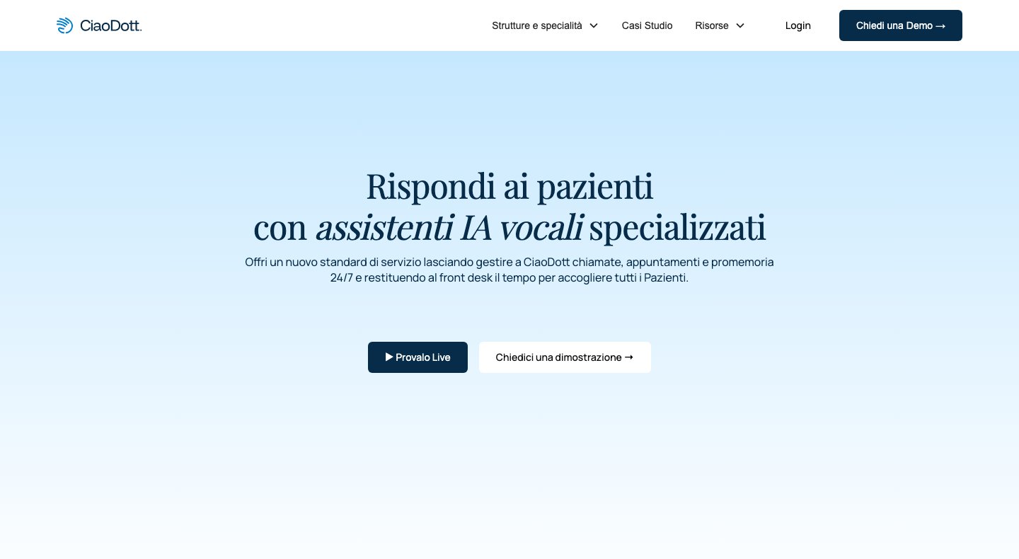 CiaoDott banner