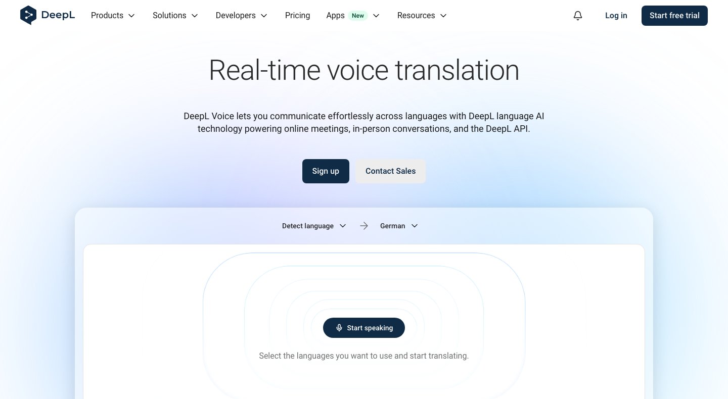 DeepL banner