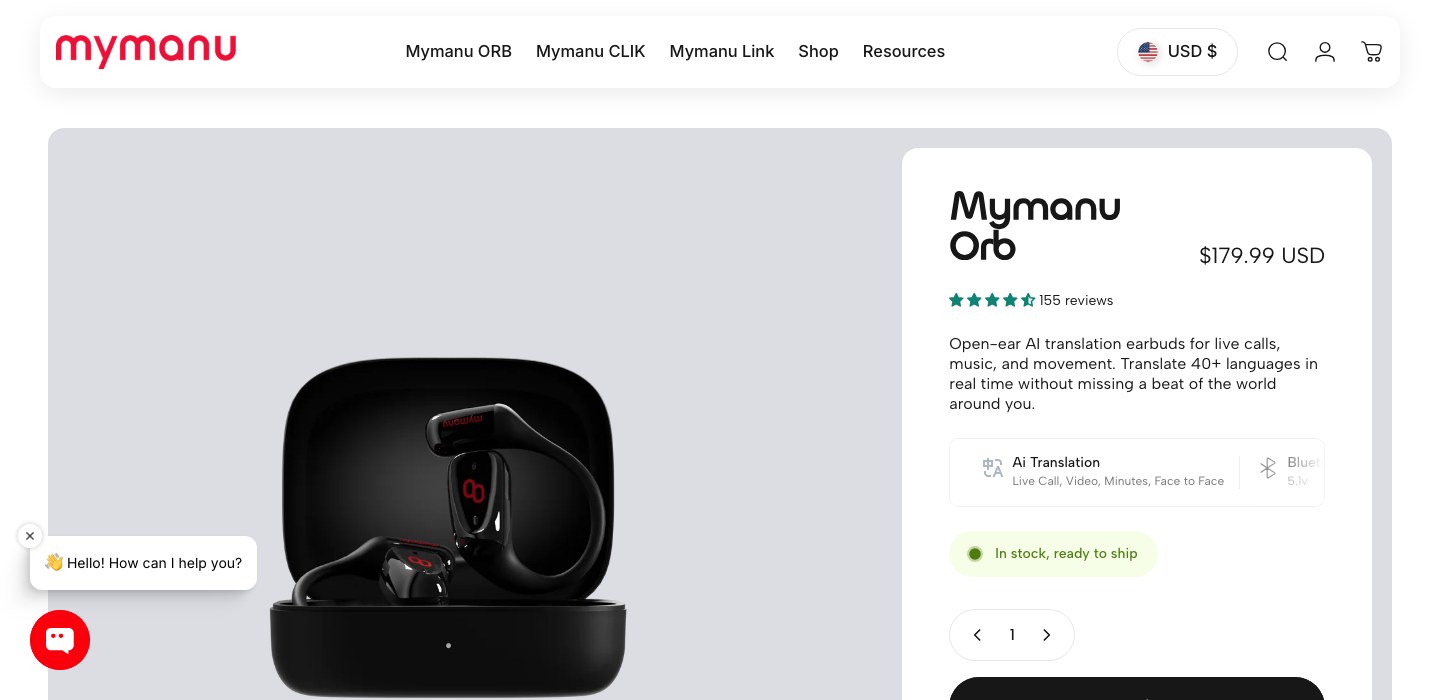 Mymanu CLIK / ORB banner