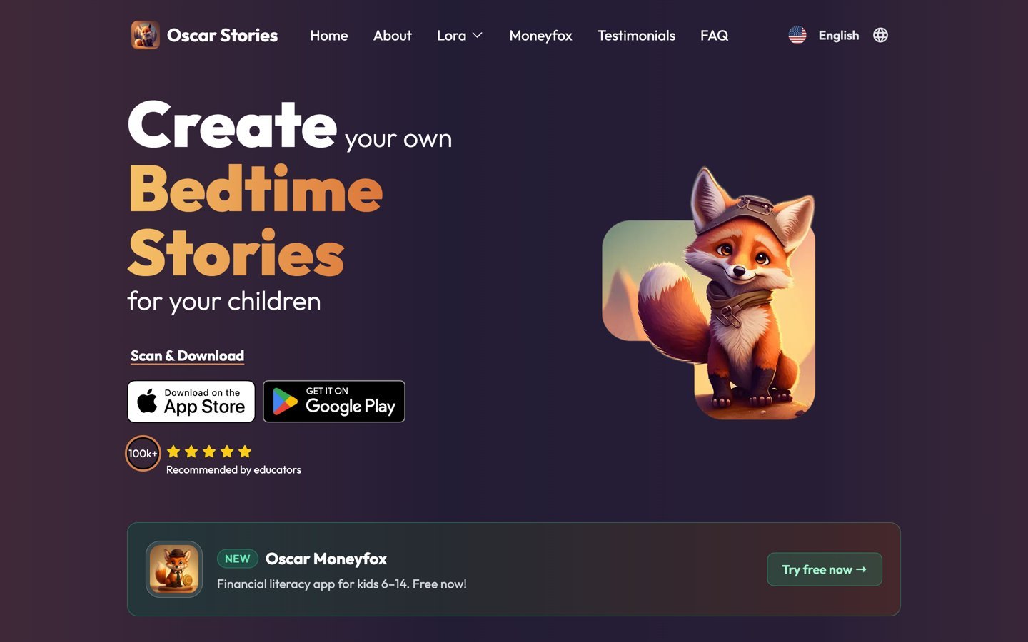 Oscar Stories banner
