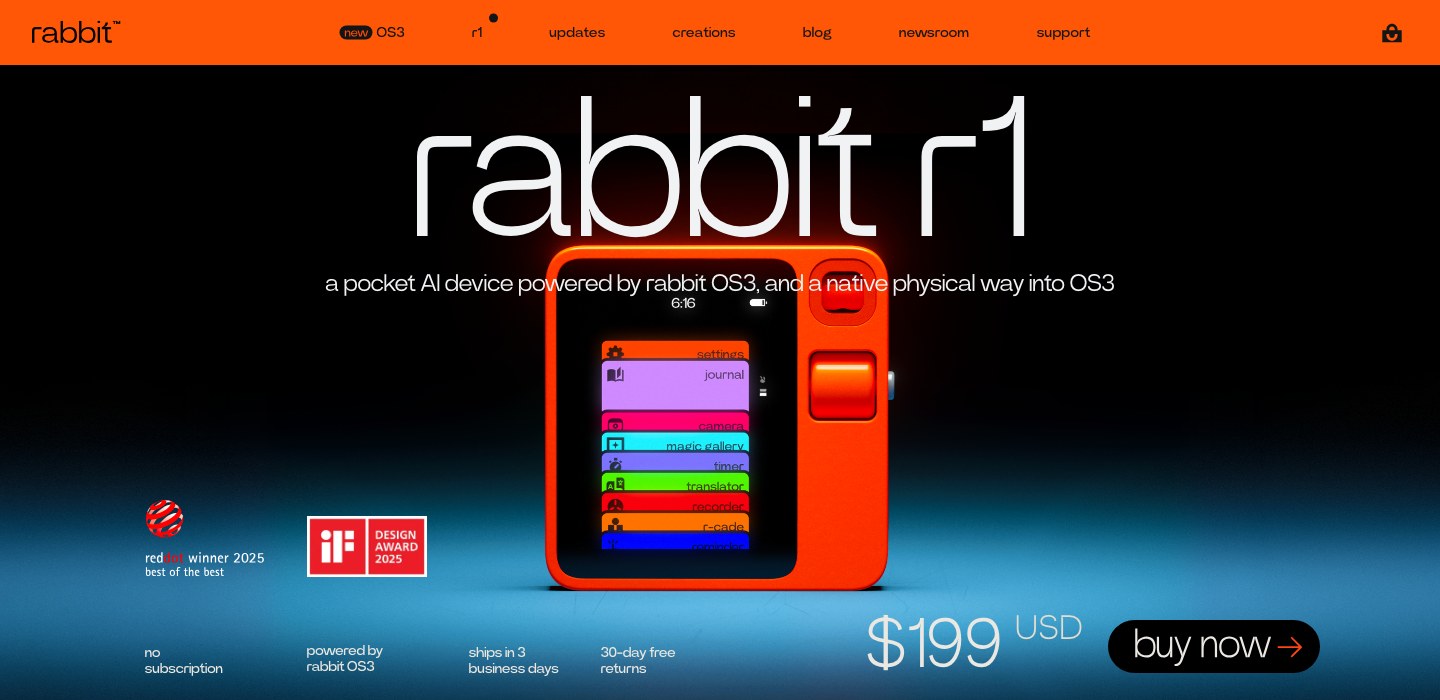 rabbit r1 banner
