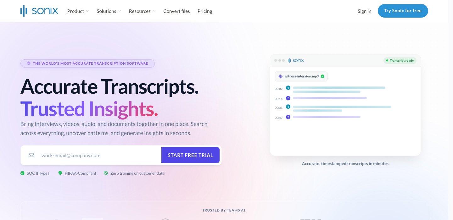Sonix banner