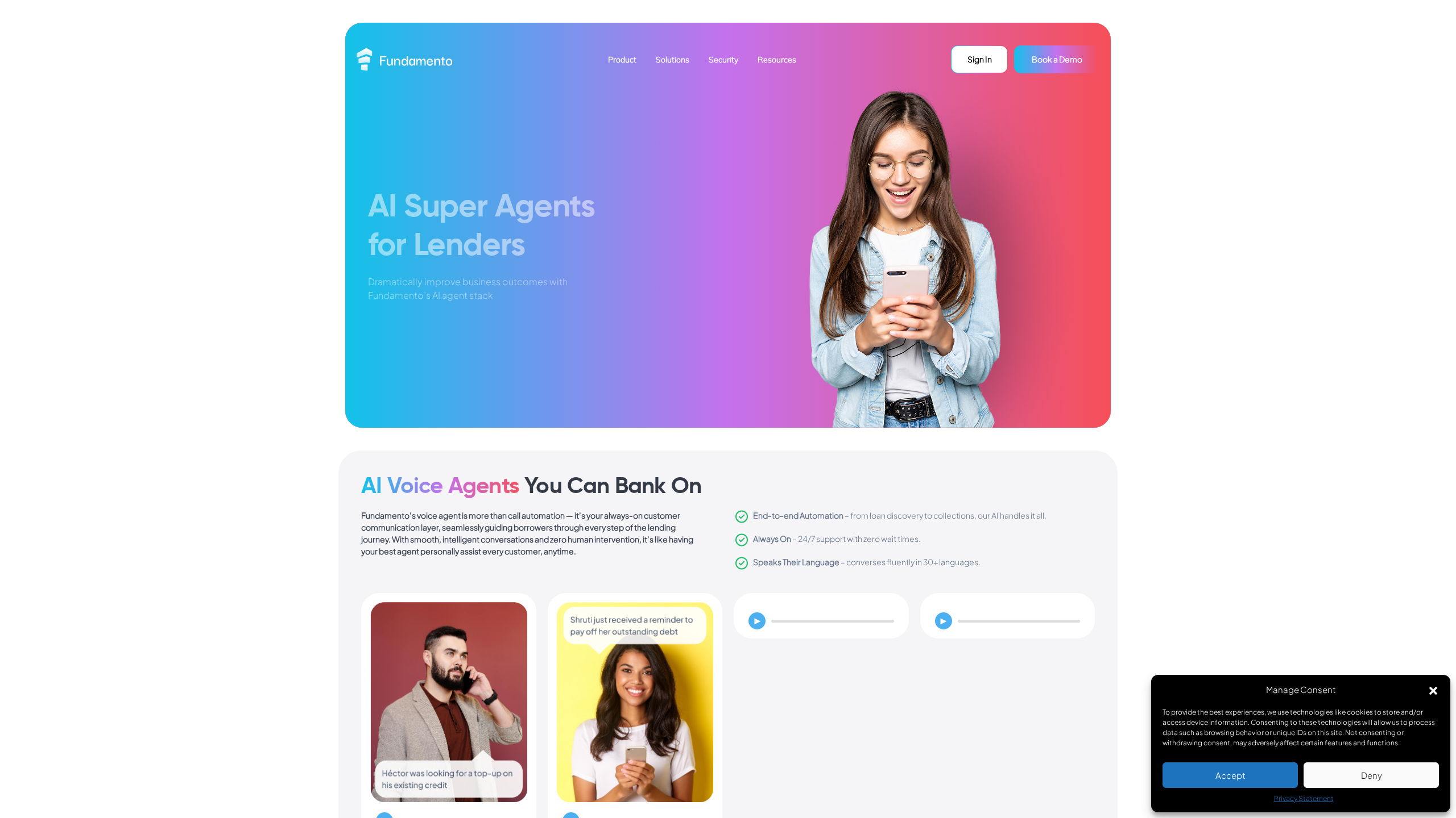 Fundamento AI banner