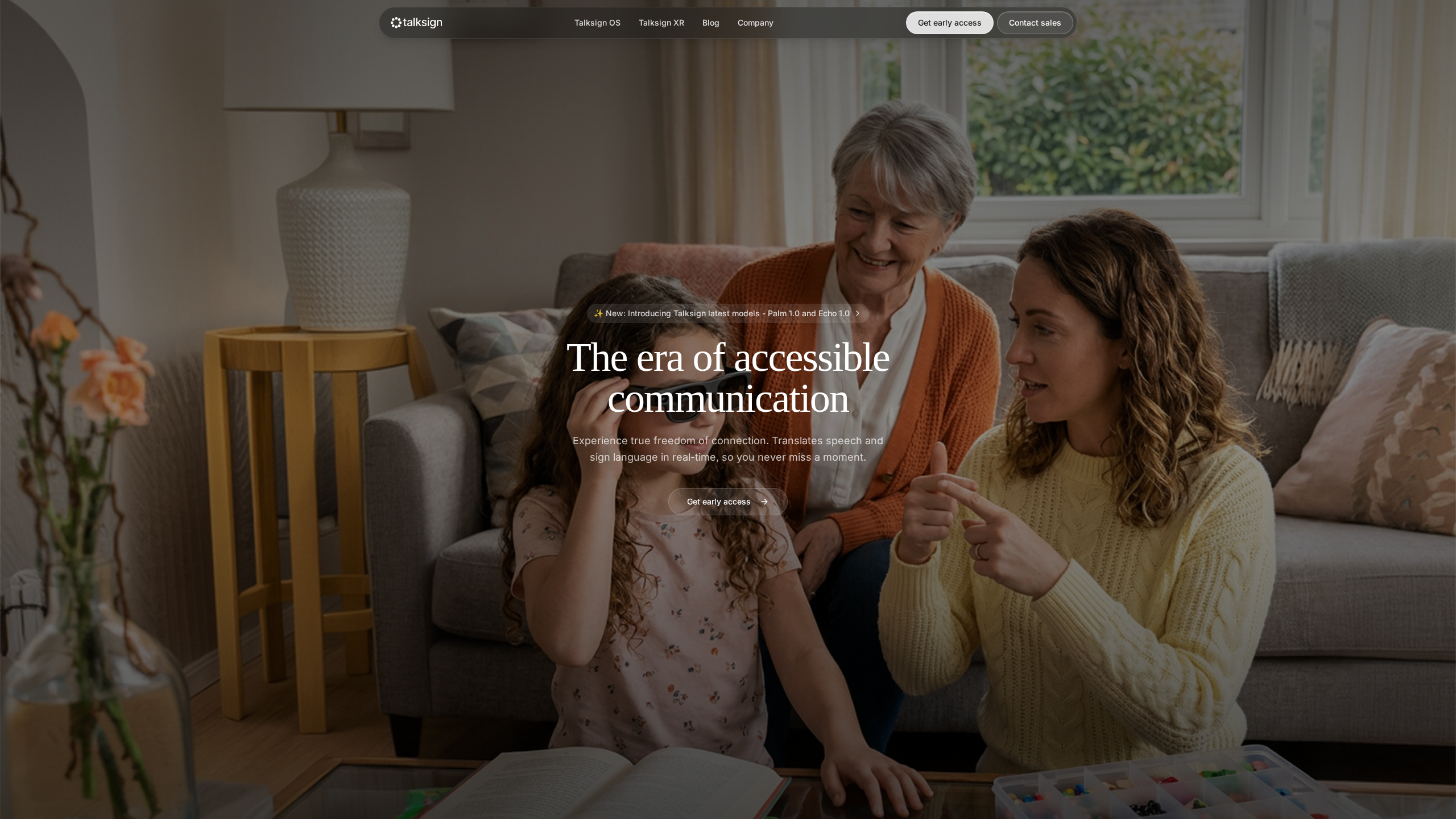 Talksign banner