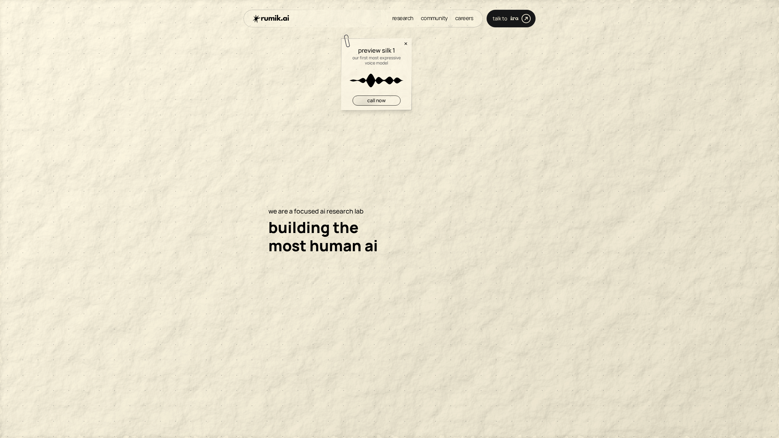 Rumik AI banner