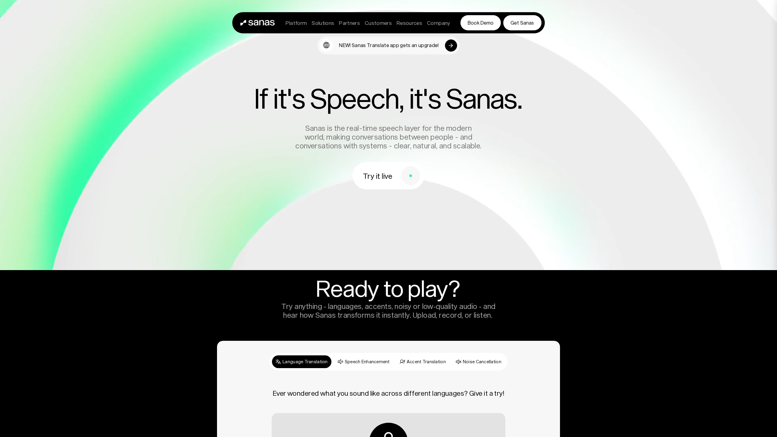 Sanas banner