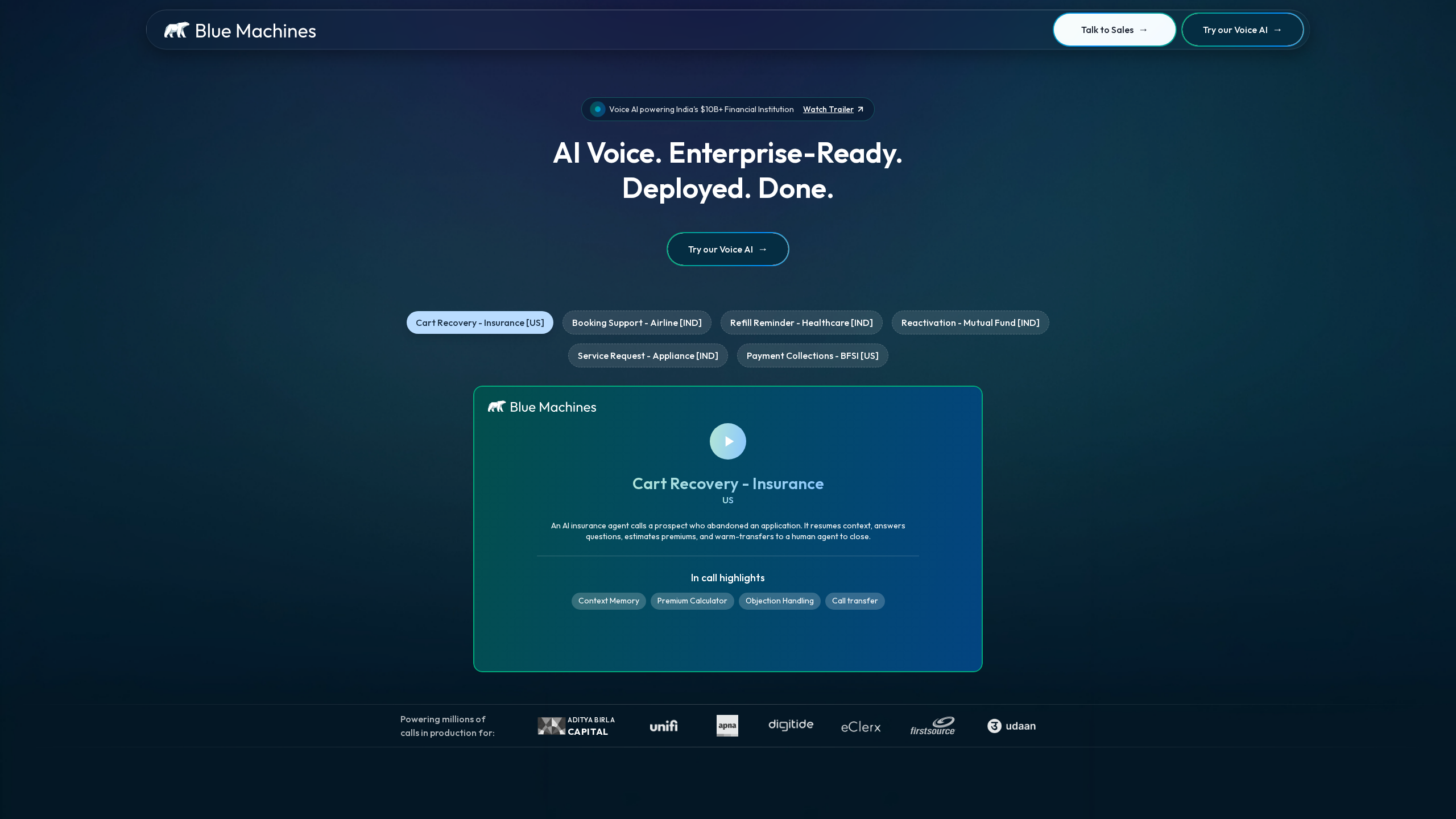 Blue Machines banner