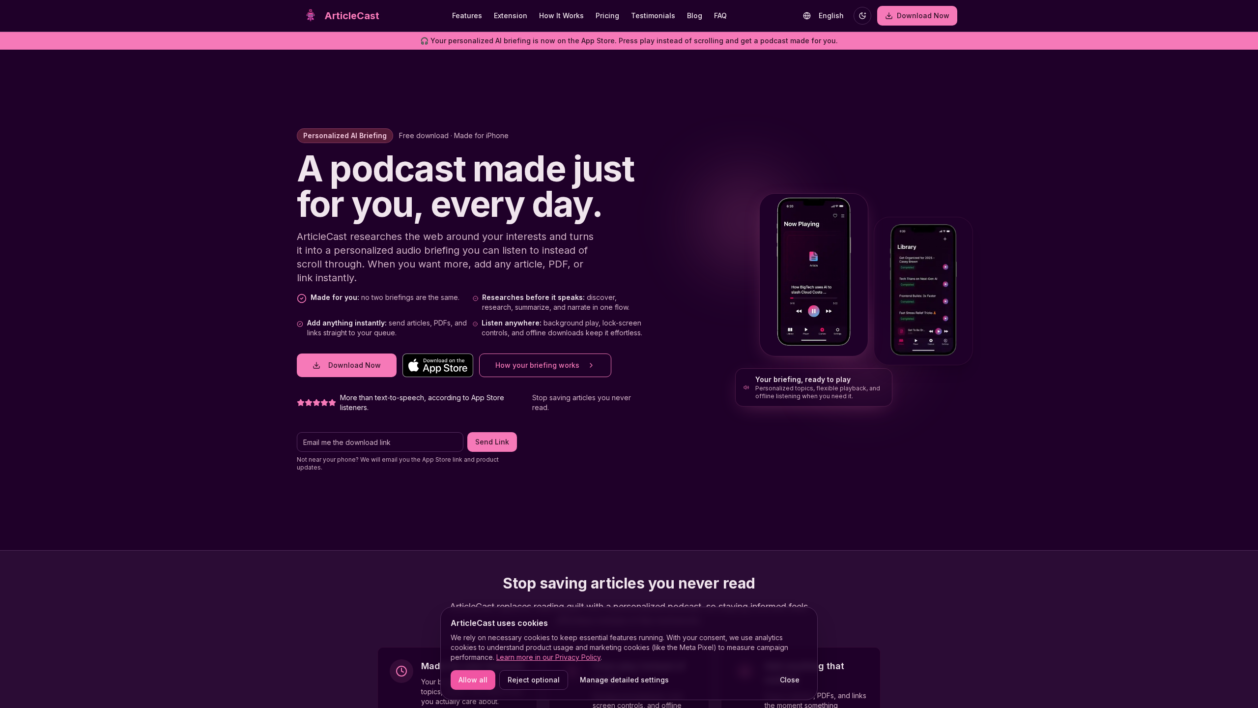 ArticleCast banner