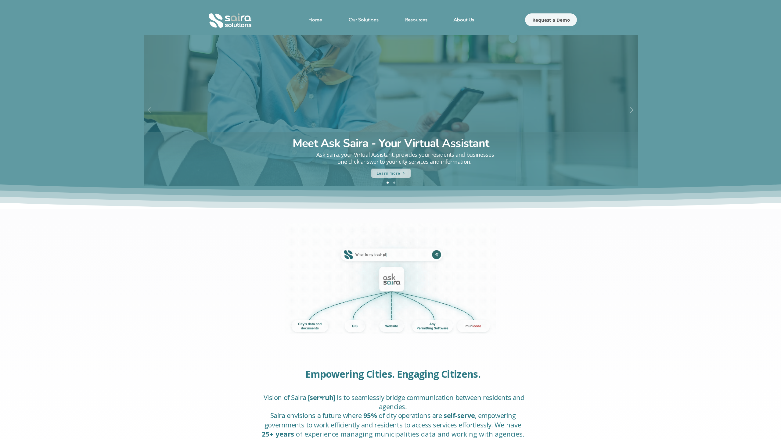 Saira Solutions banner