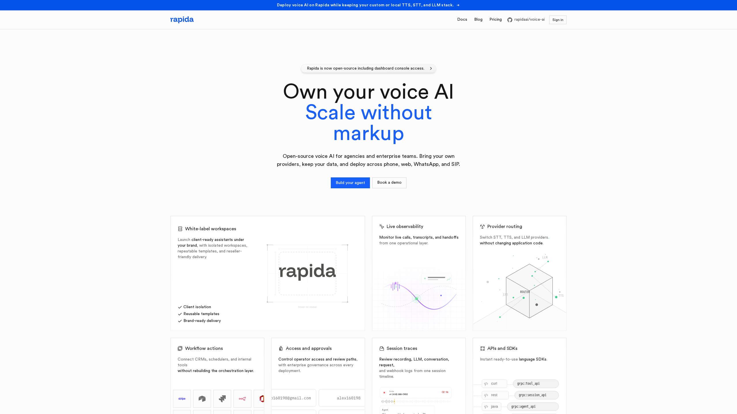 Rapida AI banner