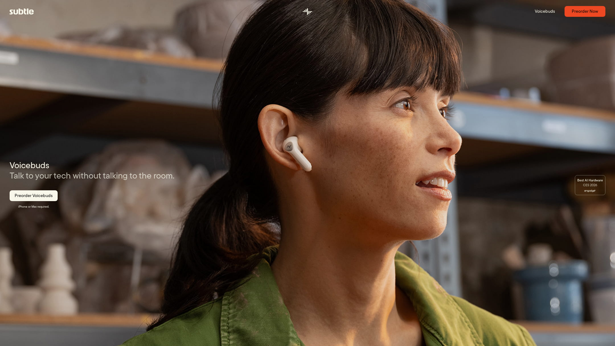 Subtle Voicebuds banner