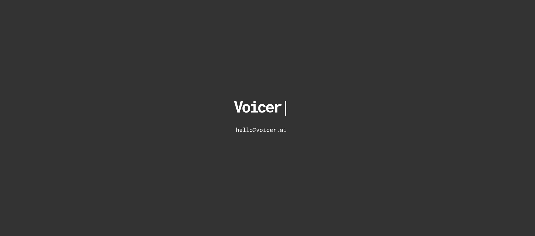 Voicer.ai banner