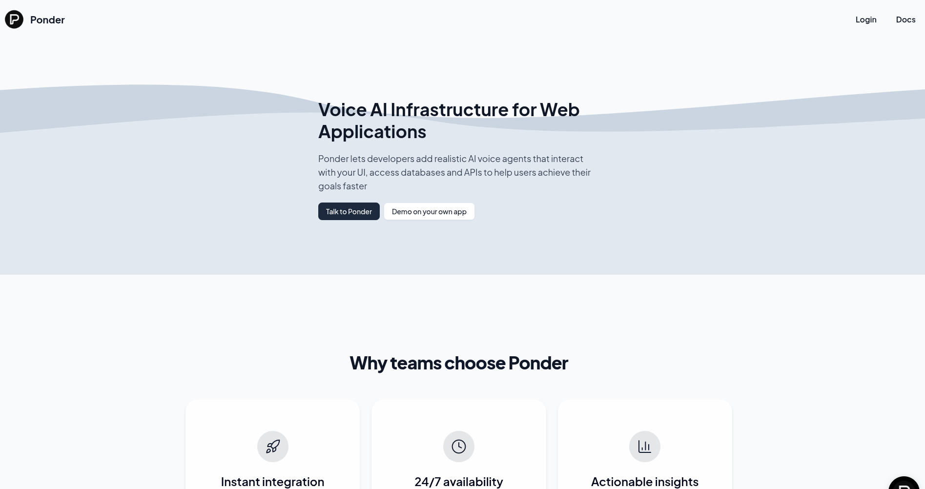 Ponder AI banner