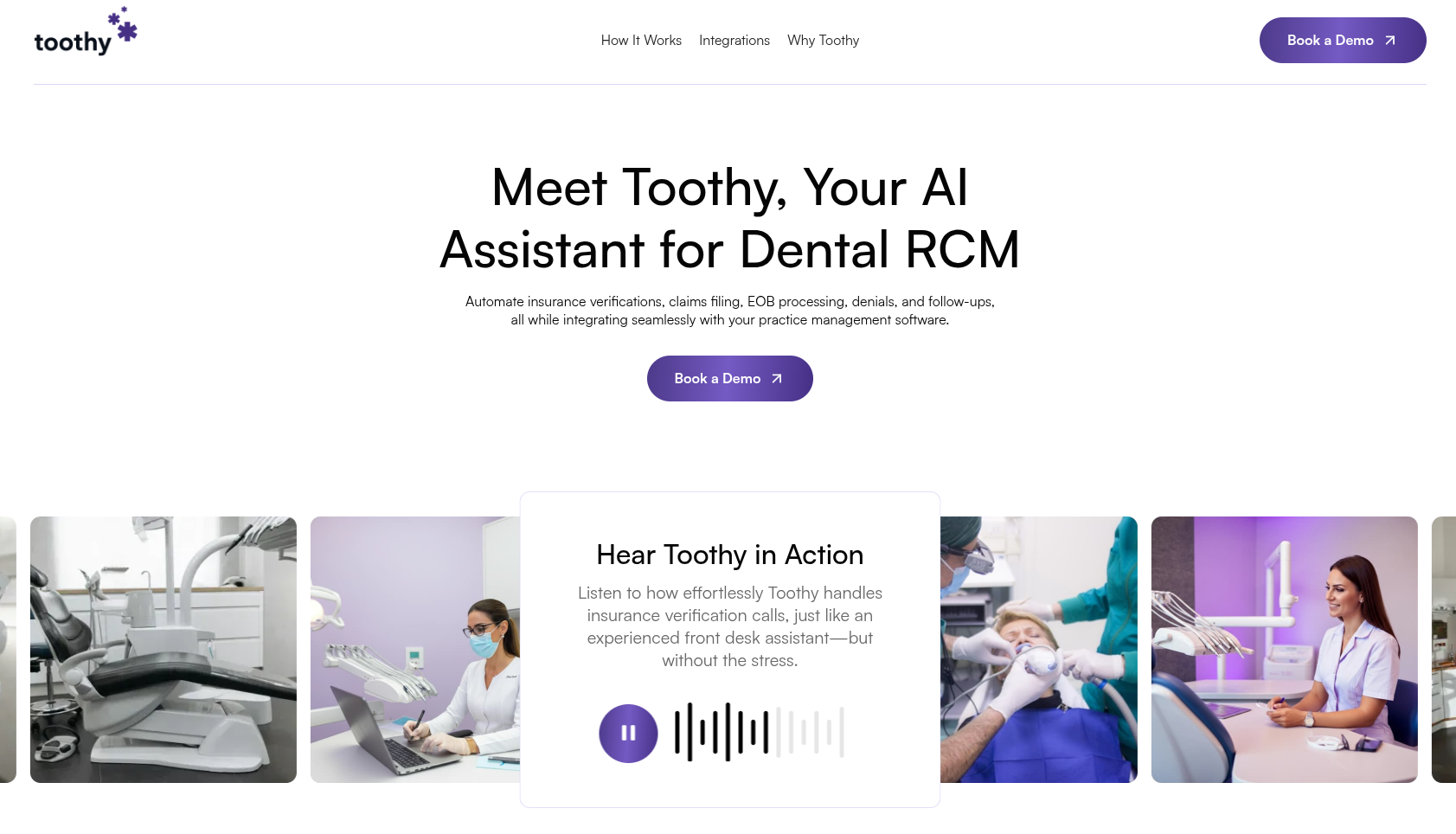 Toothy banner