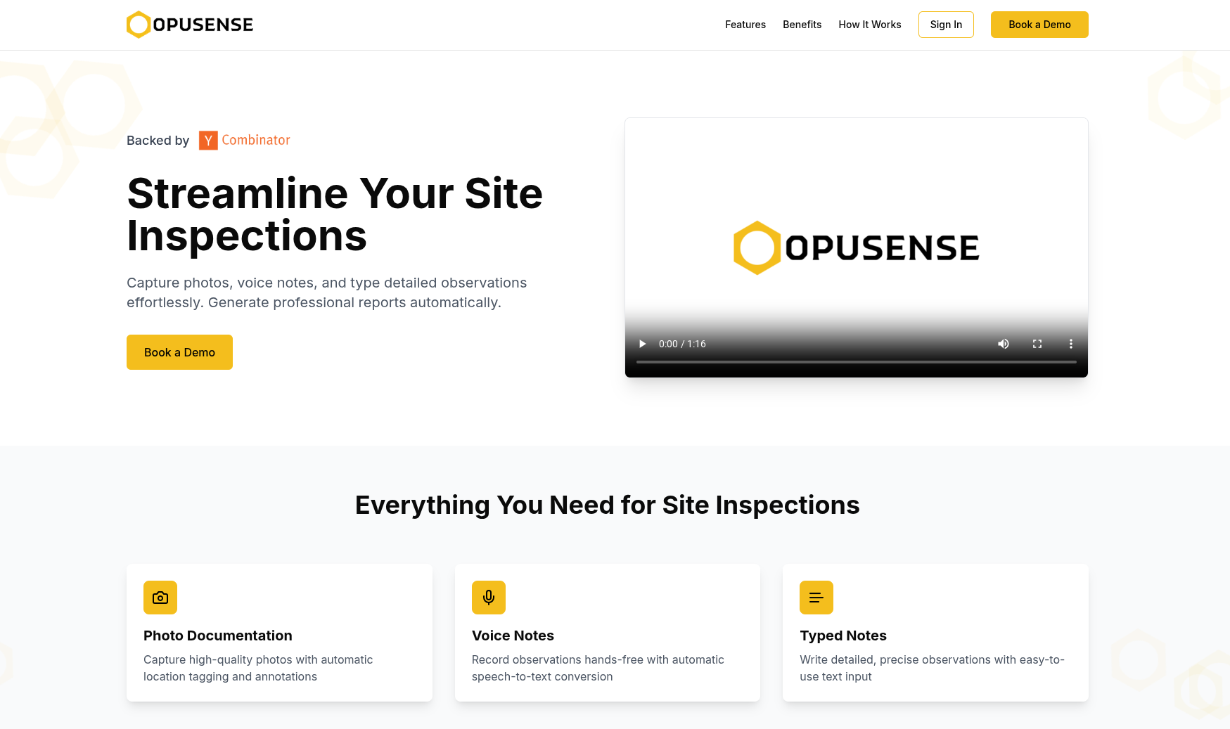 Opusense banner