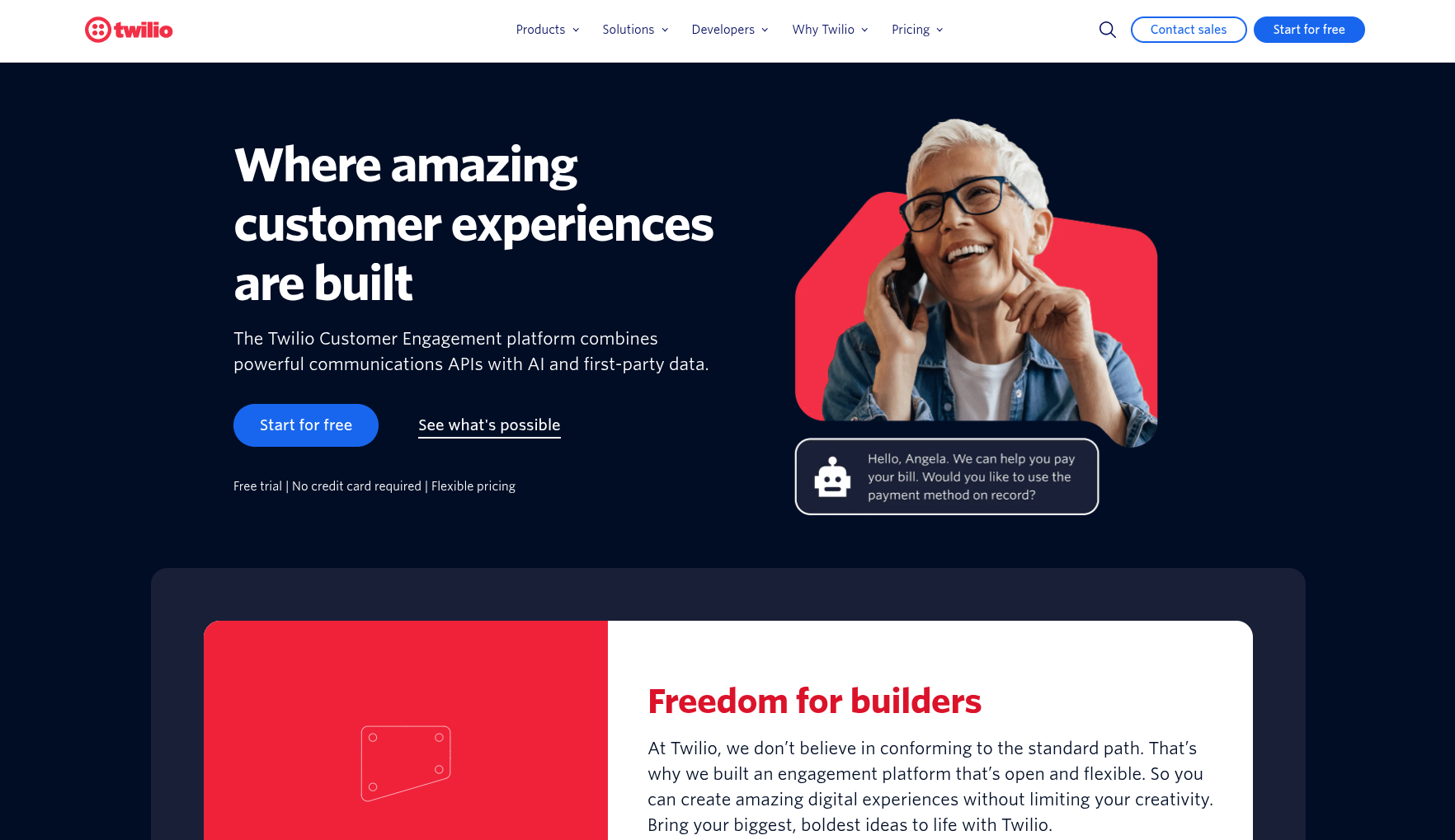 Twilio banner
