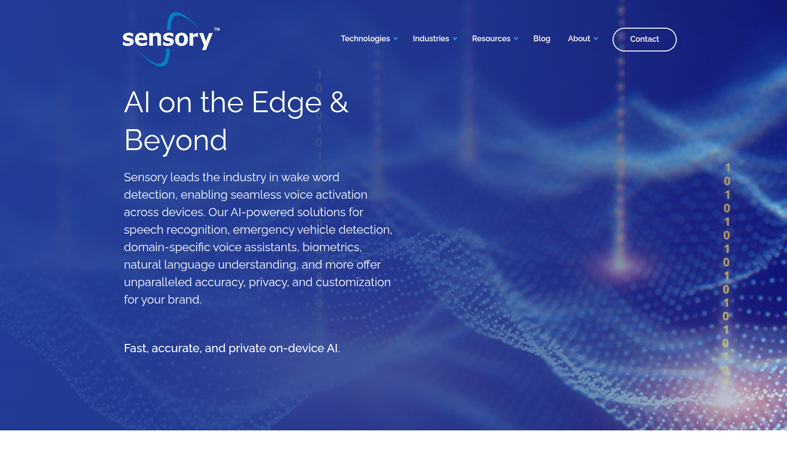 Sensory banner