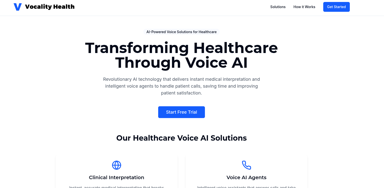 Vocality Health banner