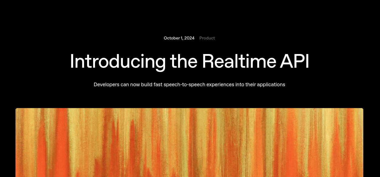 Open AI Real Time banner