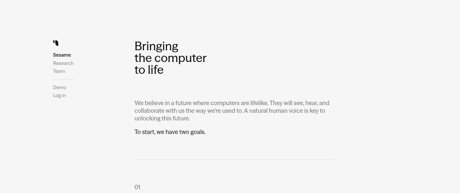 Sesame AI banner