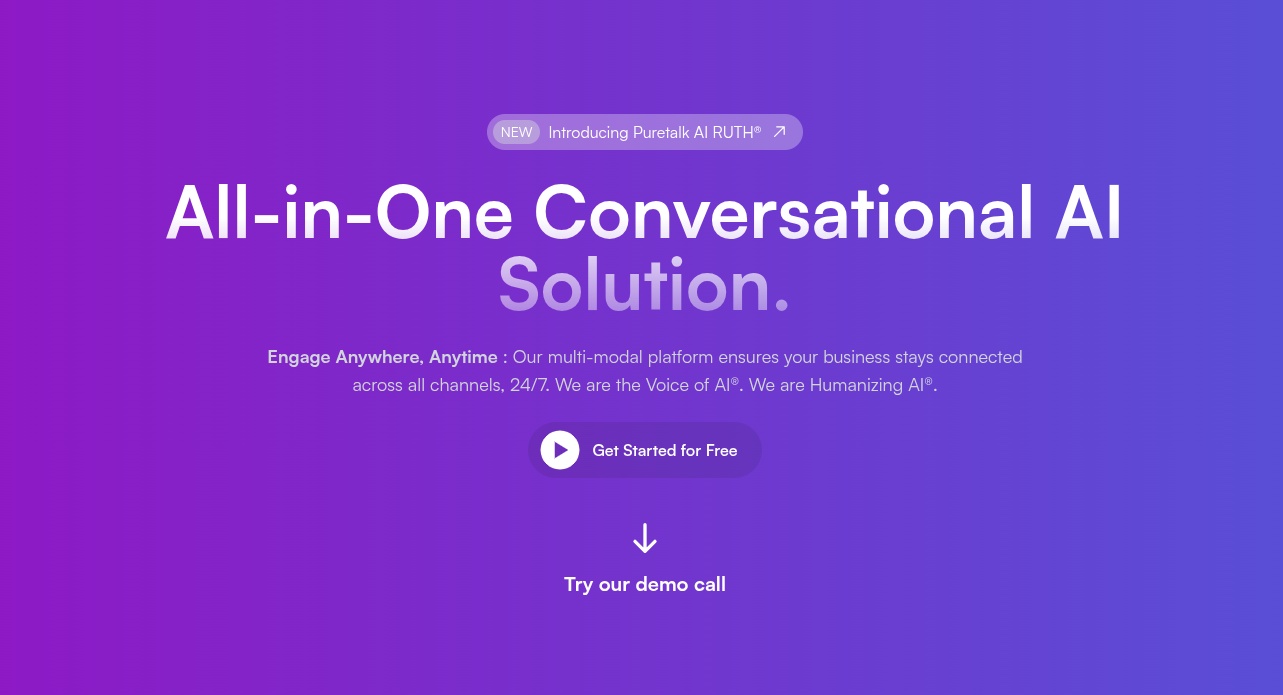 PureTalk AI banner
