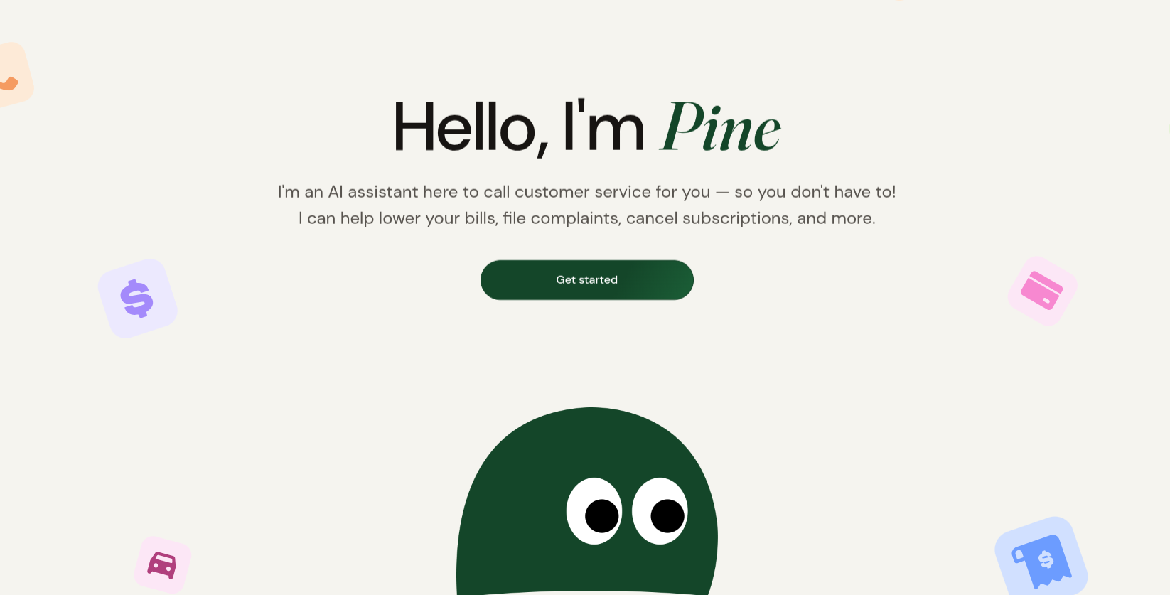 Pine banner