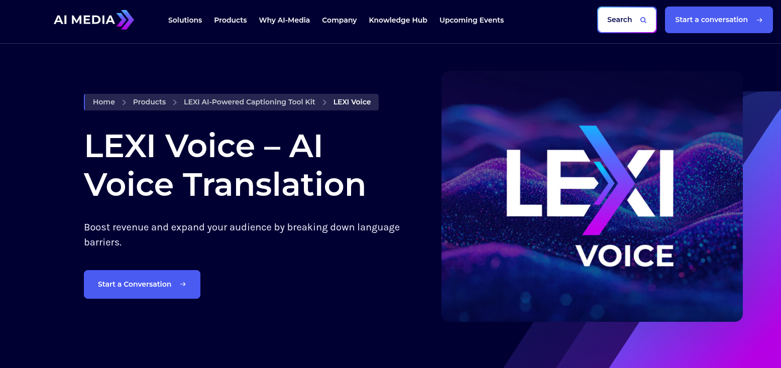 LEXI Voice banner