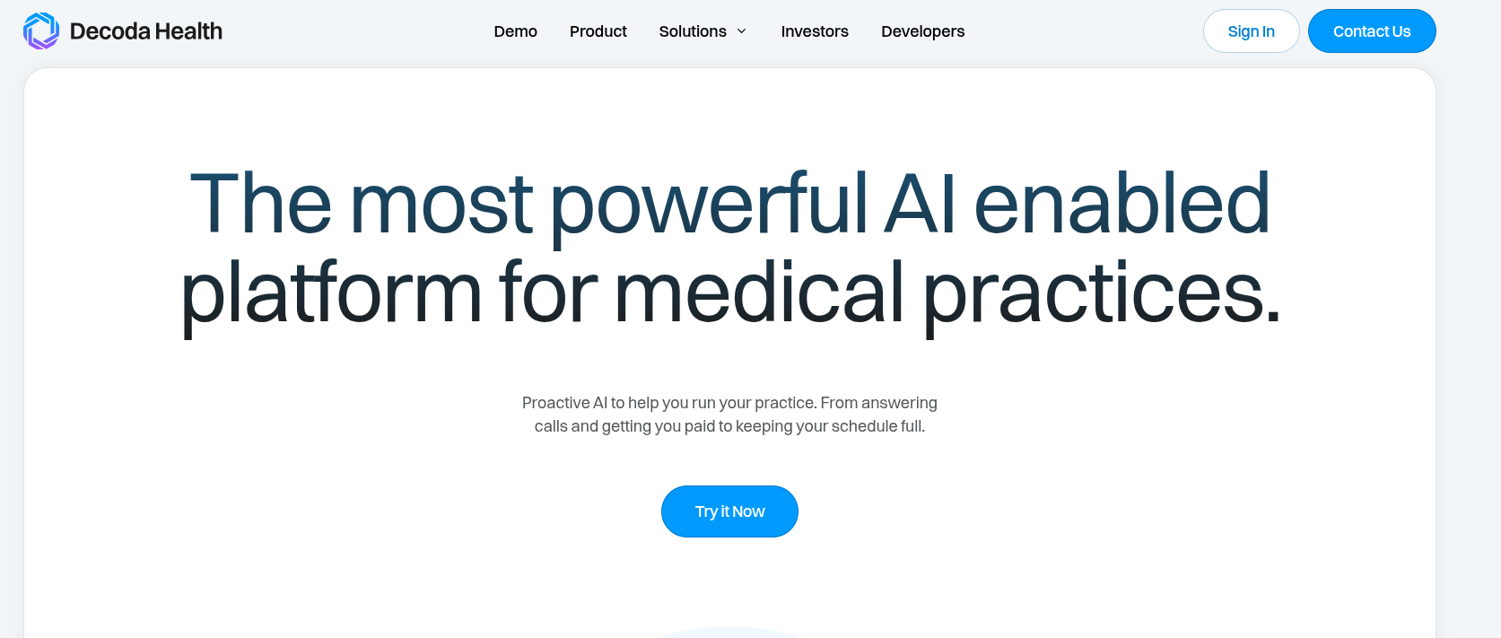 Decoda Health banner