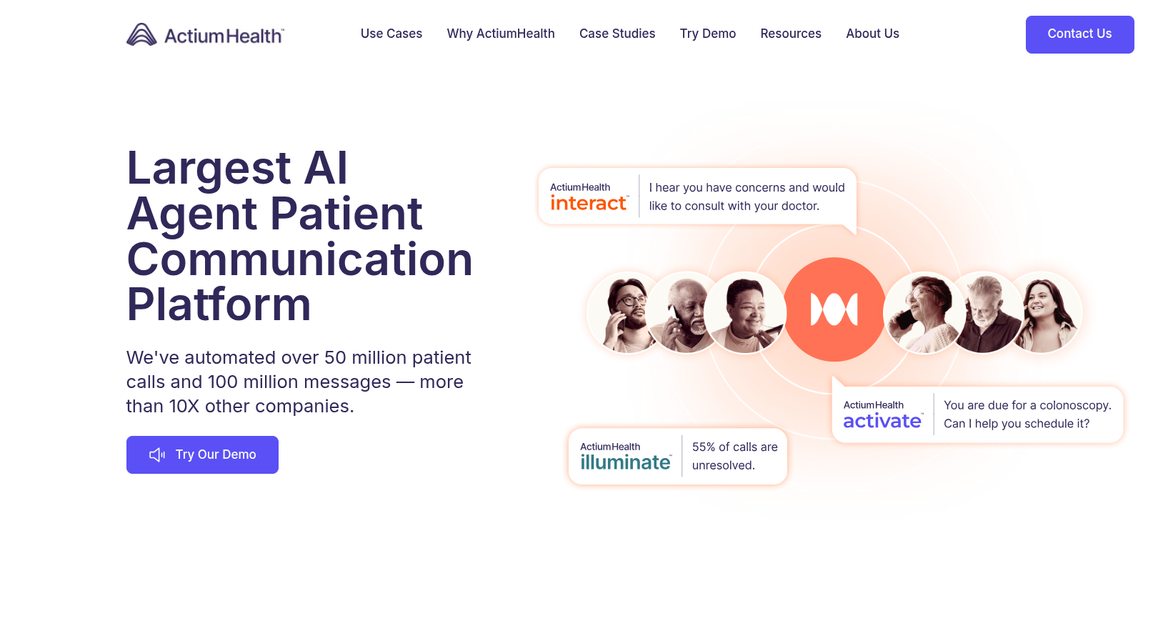 Actium Health banner