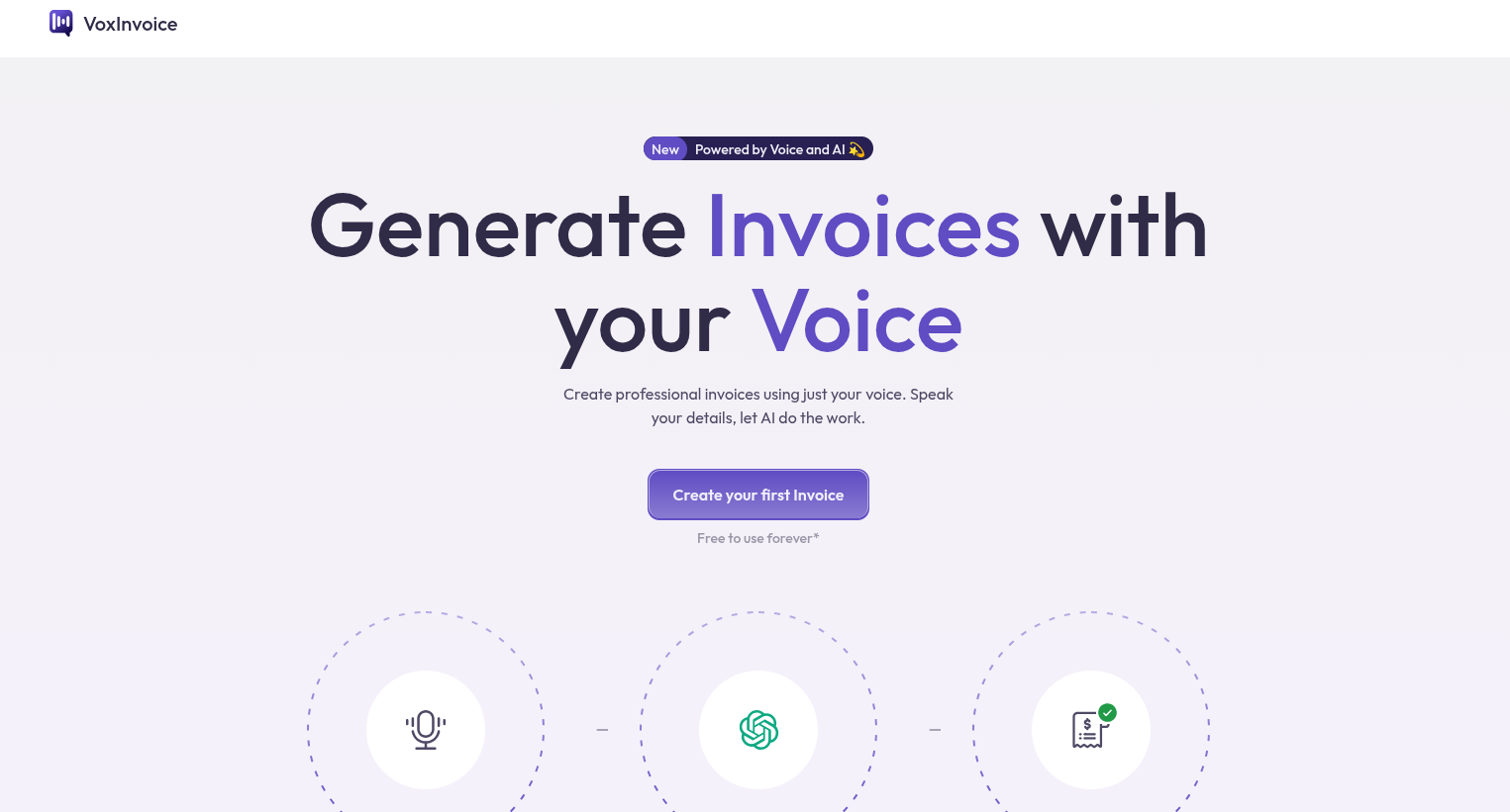 Voxinvoice banner