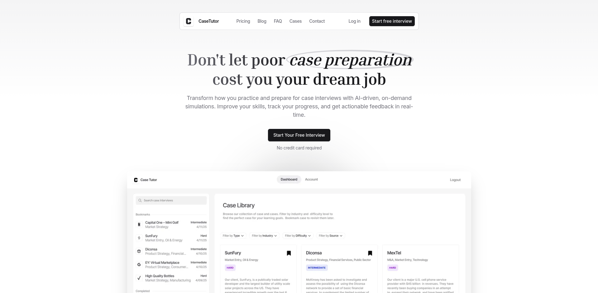 CaseTutor banner