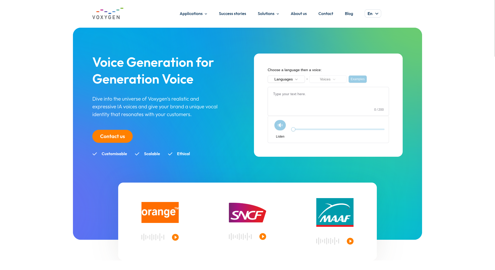 Voxygen banner