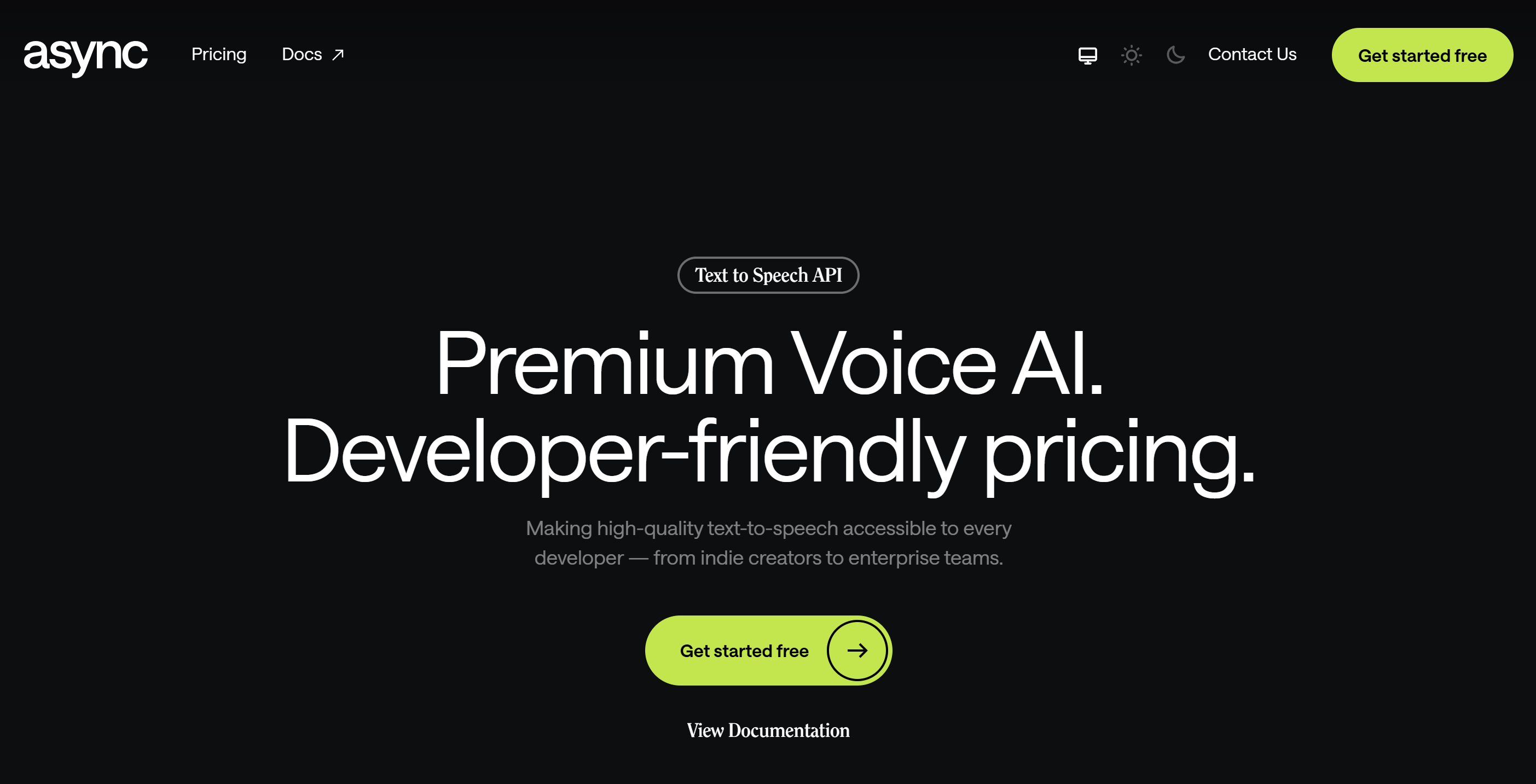 Async AI banner