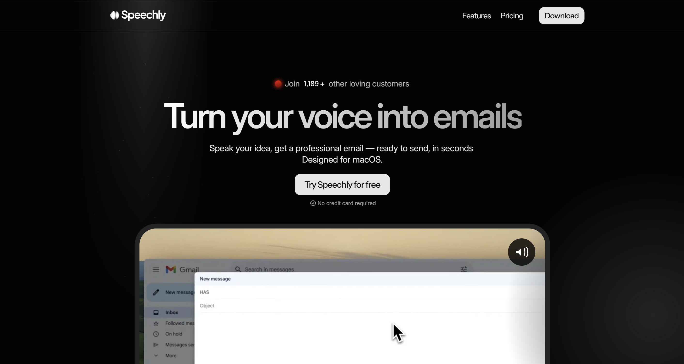 Speechly banner
