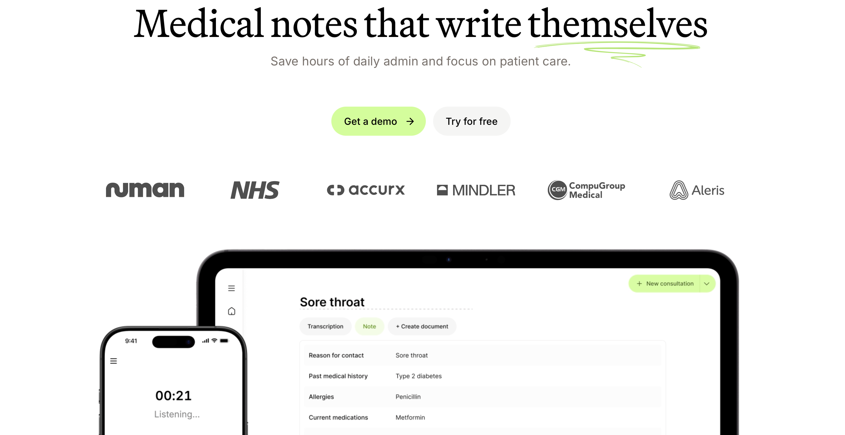 Tandem Health banner