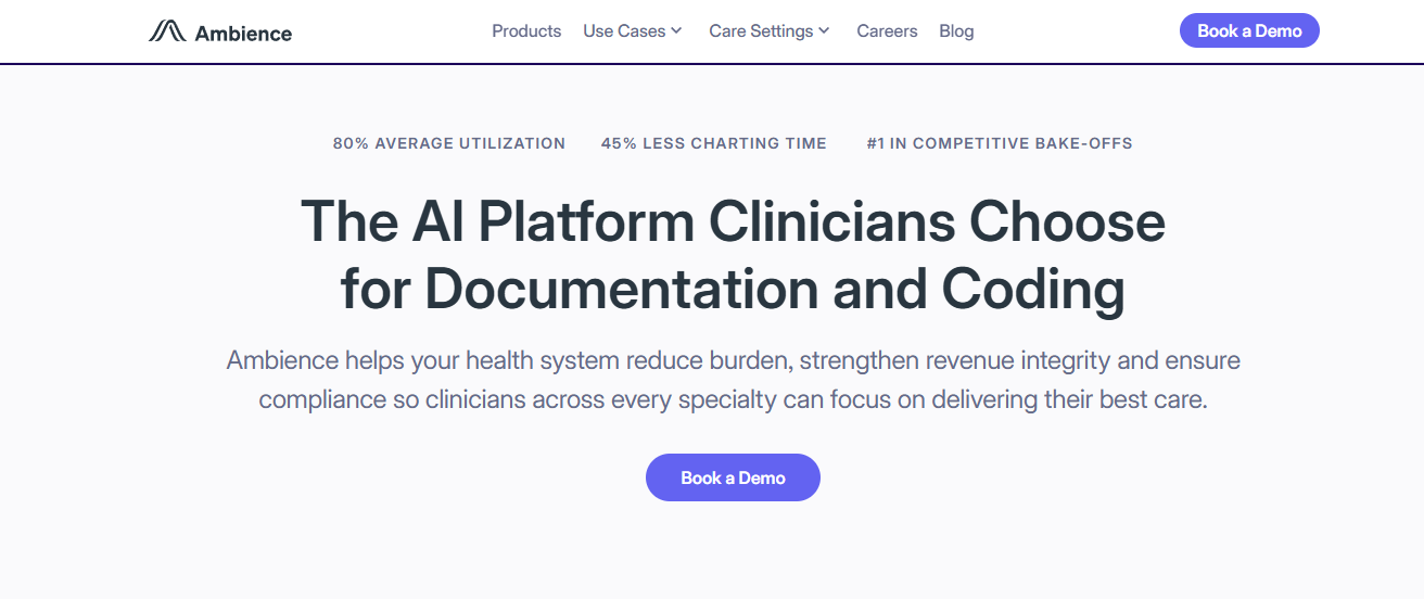 Ambience Healthcare banner