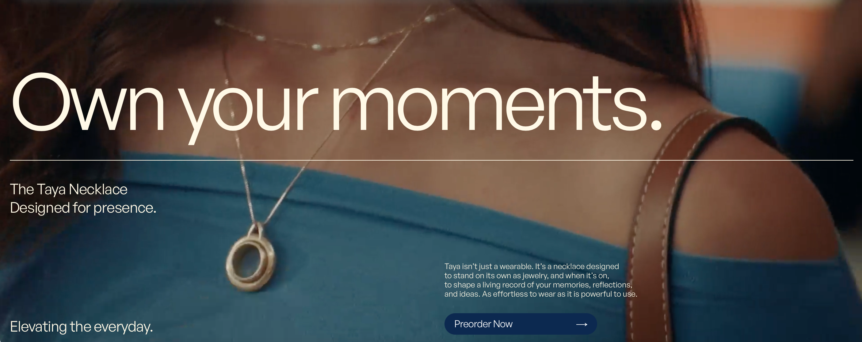 Taya Necklace banner