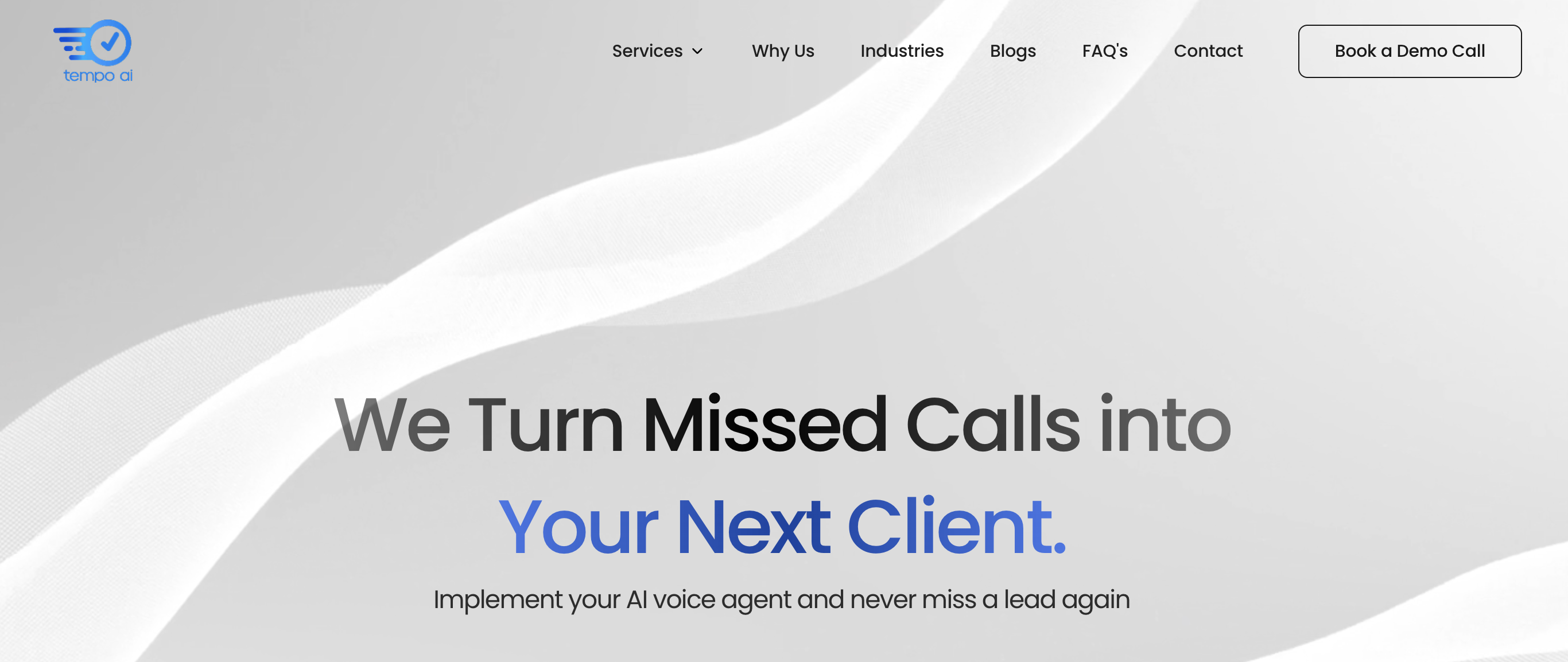 Tempo AI banner