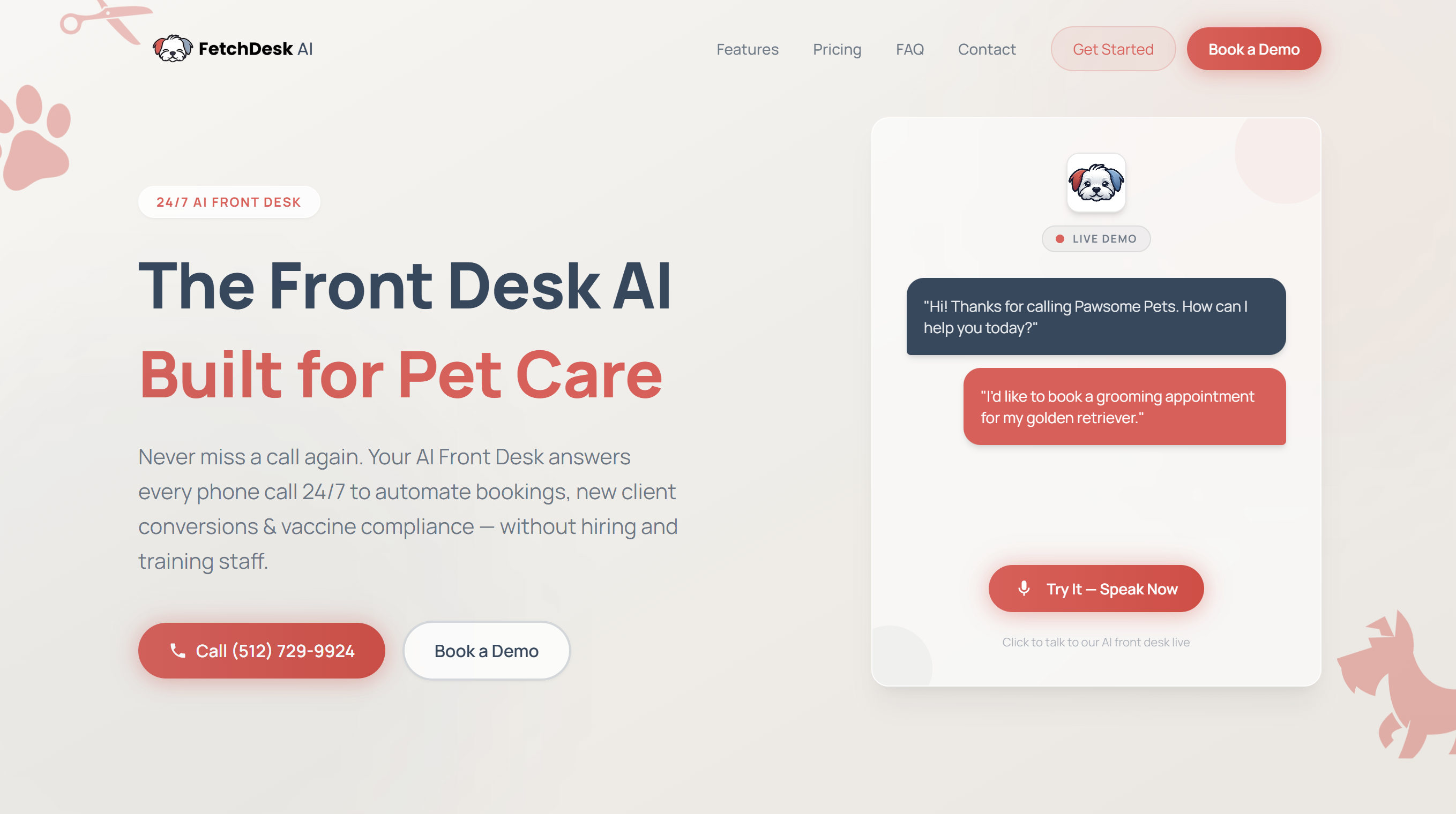 FetchDesk AI banner