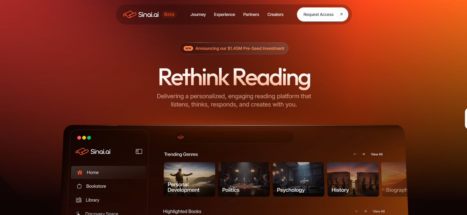 Sinai.ai banner