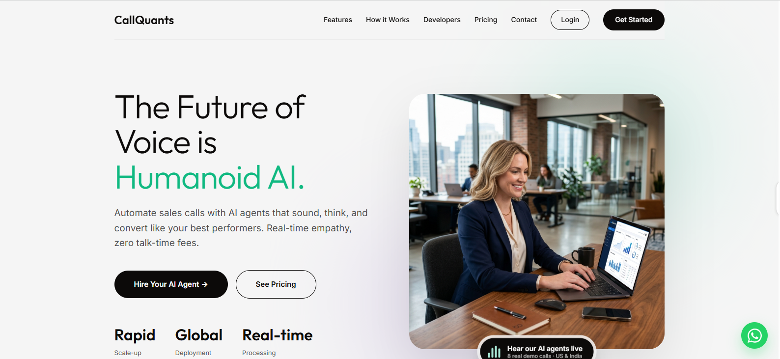 CallQuants banner