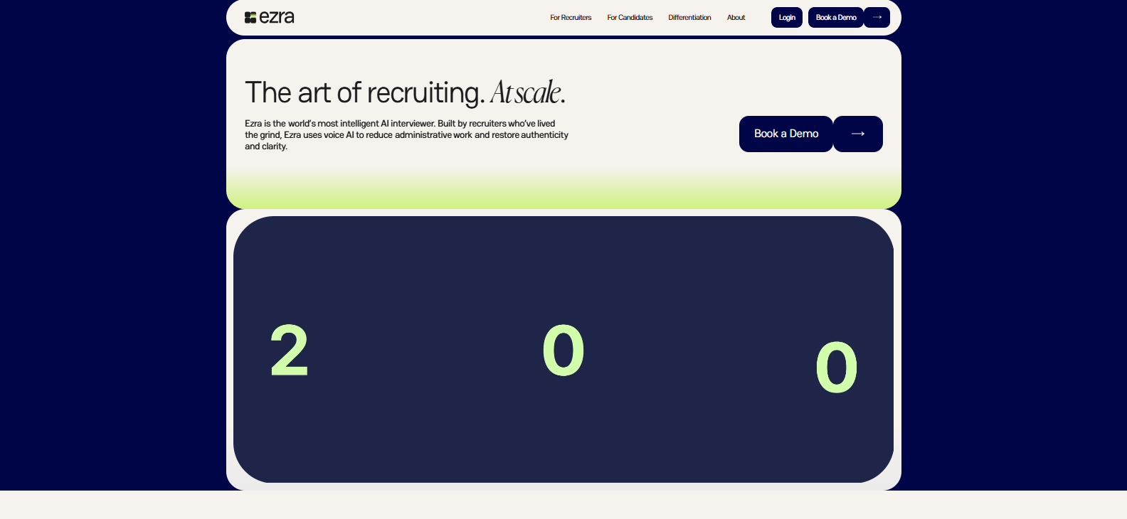 Ezra Recruiting banner