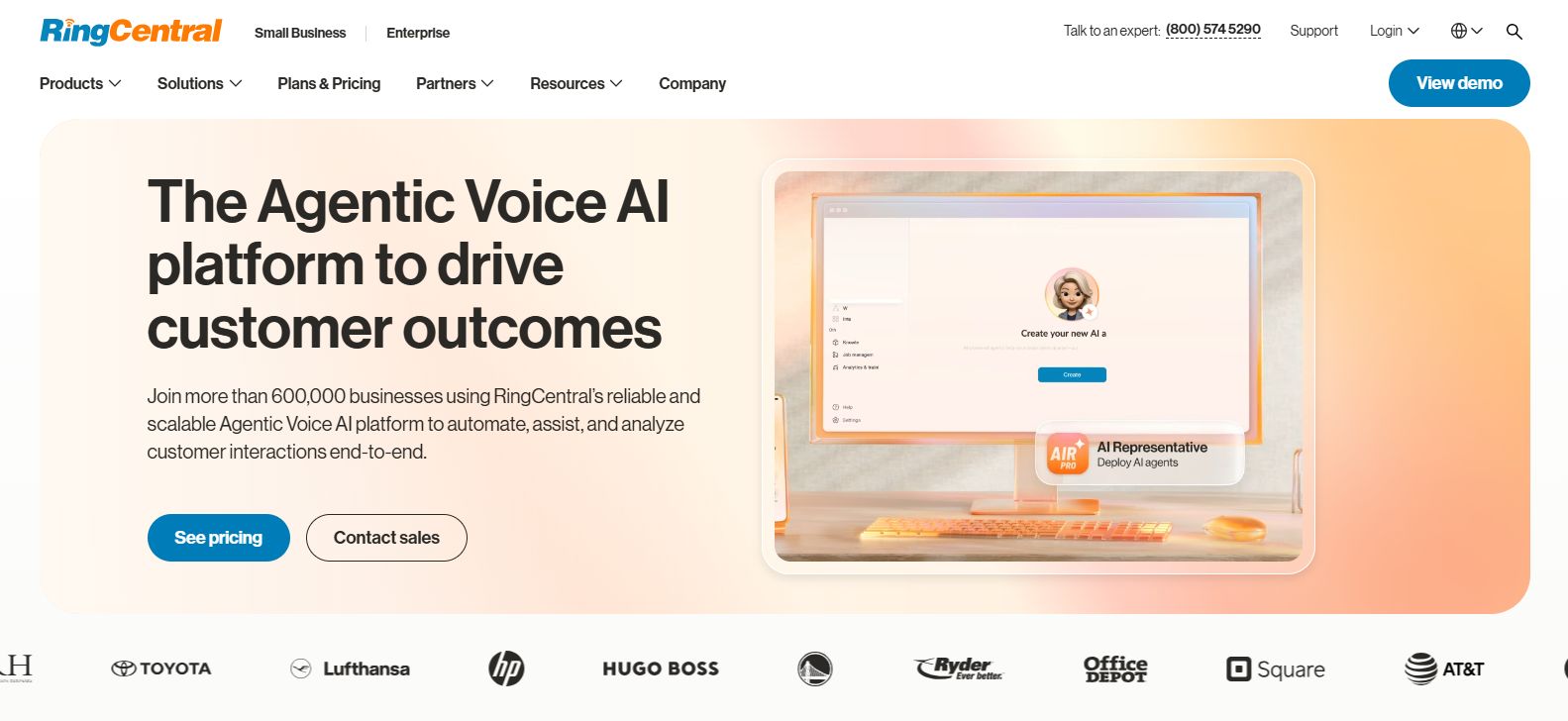 RingCentral banner