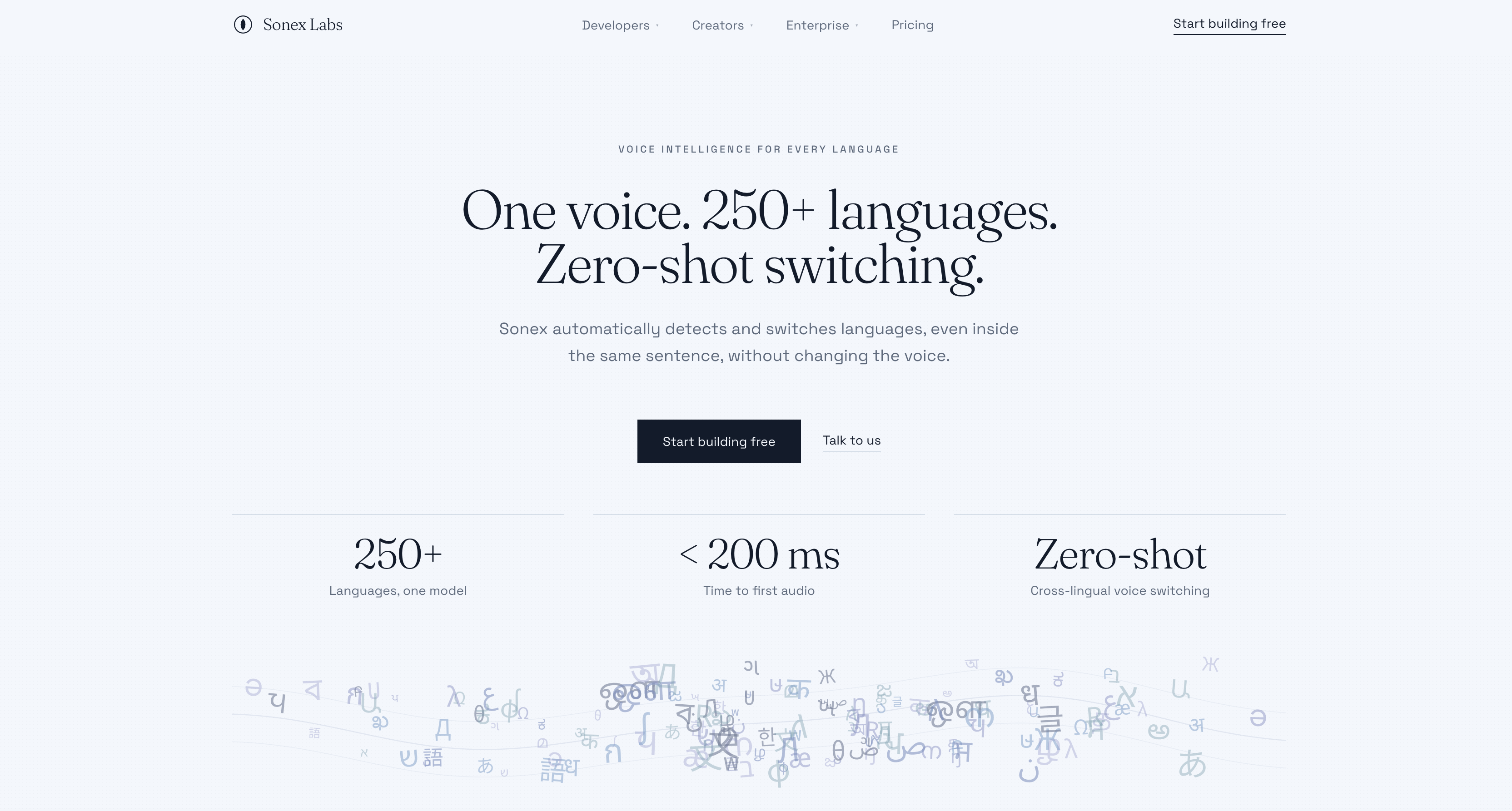 Sonex Labs banner