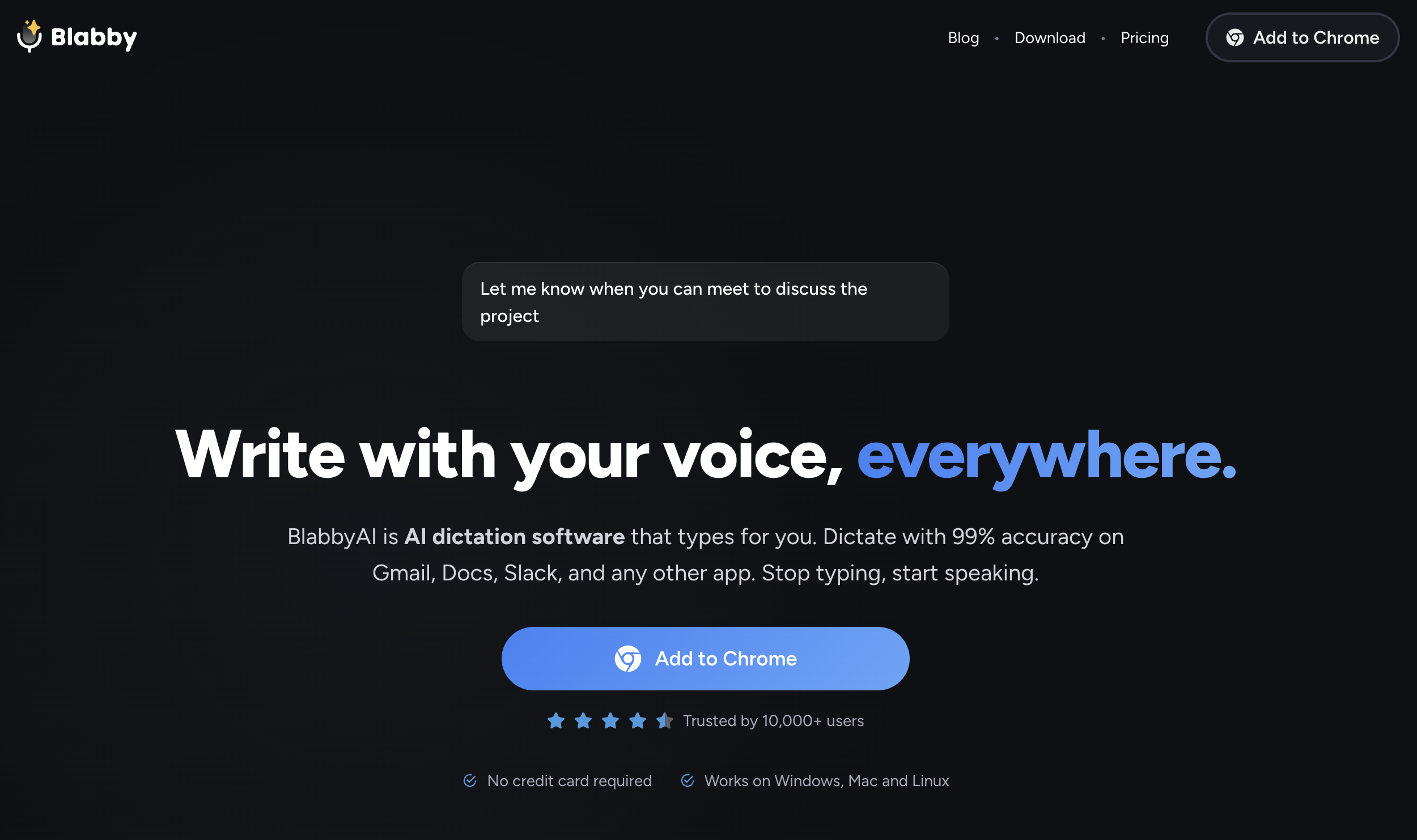 BlabbyAI banner