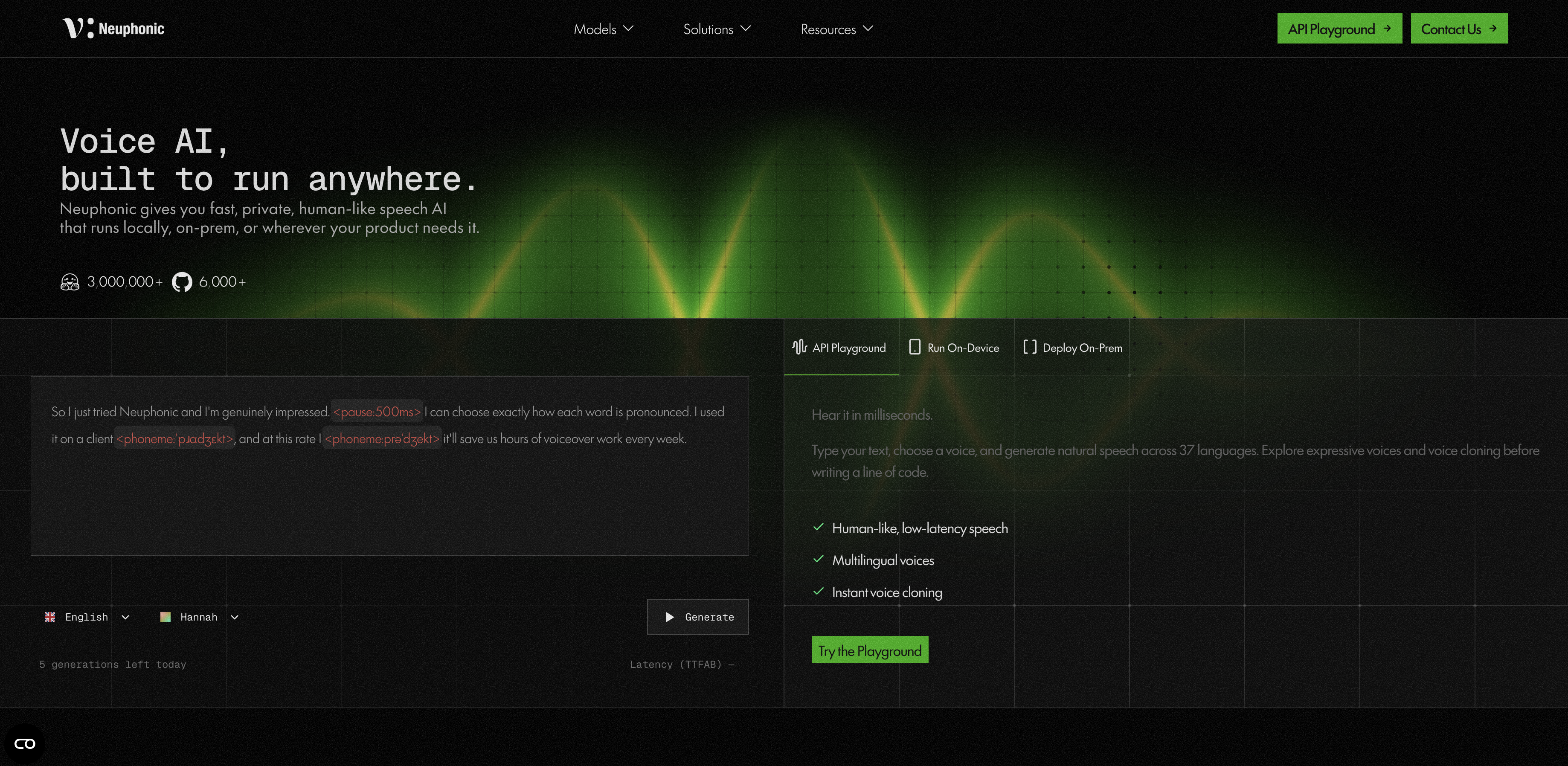 Neuphonic banner